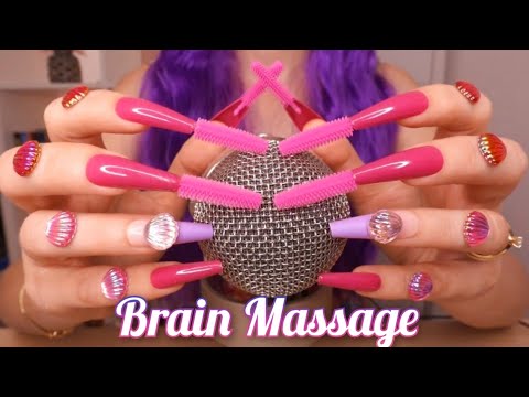 ASMR BRAIN MASSAGE 🌟 Mic Scratching, Plastic Wrap, Layered Sounds, Tapping, Shaving Foam on the Mic