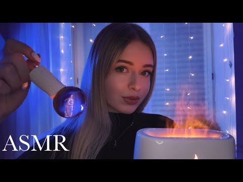 AСМР💎УЛОЖУ ТЕБЯ СПАТЬ 💤 колбочки, треск огня | огонь или вода? 💦🔥