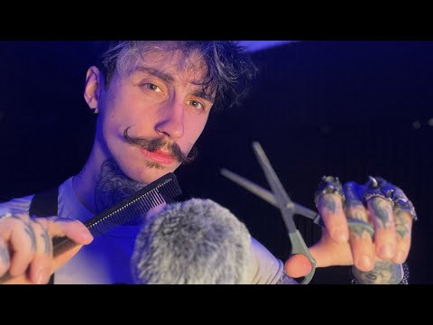 ASMR Barber Experience💈Haircut and Massage for Sleep | Safe Space | Male Personal Attention