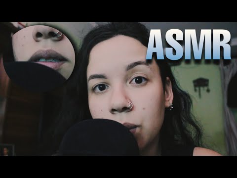 Fazendo ASMR bem de pertinho *sons de boca*