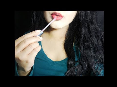 ASMR Lip Gloss Application, Kissing Sounds 💋