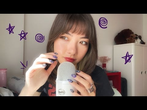ASMR Blue Yeti Mic Scratching ft. Mouth and Hand Sounds