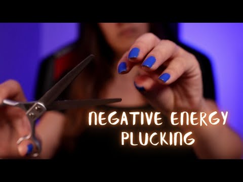 ASMR Negative Energy Plucking - Hand Movements and Mouth Sounds