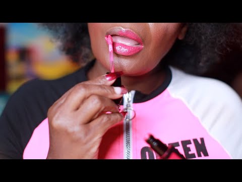 Revlon Colorstay Satin Ink Liquid Lipstick ASMR Mouth Sounds Trident Gum