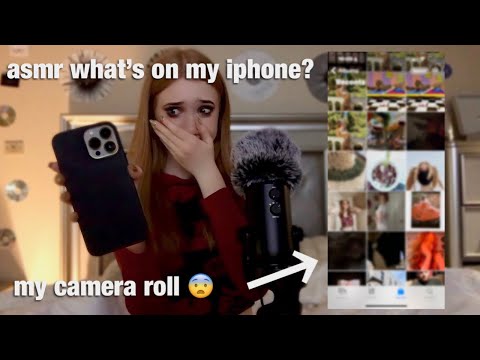 ASMR - WHATS ON MY IPHONE?