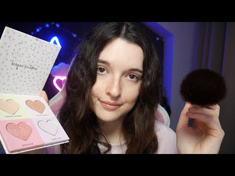 [ASMR] Makeup in 1 minute 💄 (fast and agressive)