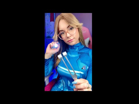 ASMR FAST ALIEN Full Body Exam #shorts medical examination doctor RP, eye, measuring you, Cranial