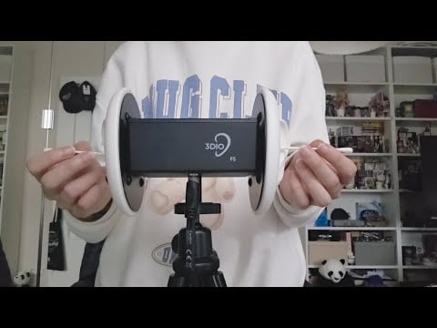 ASMR experimenting with my 3DIO | failed but hope it still helps you fall asleep😴
