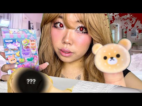 Gyaru Girl decorates your DEAD BODY (^_−)⭐️ ASMR