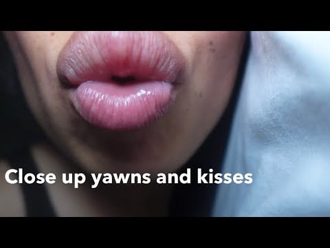 Pov Tiny: My Giantess Close-Up Yawns and Kisses Put You to Sleep