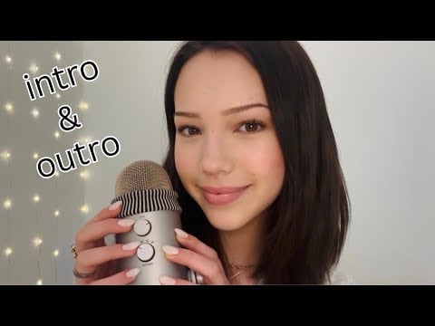 repeating my intro & outro ASMR 🤍
