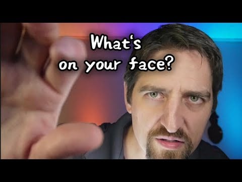 ASMR Face Touching Roleplay ✨ Fairy Dust on Your Face #Binaural #SleepAid