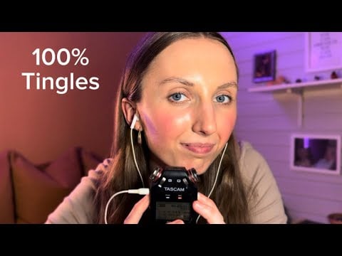 ASMR 100% Sensitive Tascam Mouth Sounds For Tingles Down Your Spine 