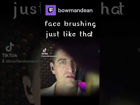 Gentle #FaceBrushing #asmr #visualtriggers #relaxing #visualASMR #FYP #BrushingASMR