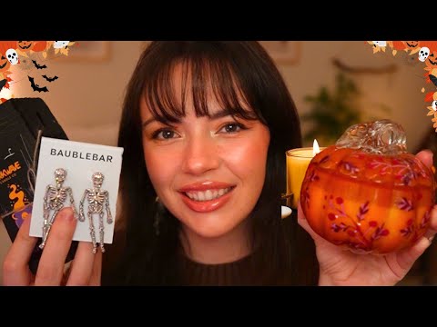 ASMR Massive Fall & Halloween Haul 🕯🎃🍂(Anthropologie, Etsy, ColourPop)