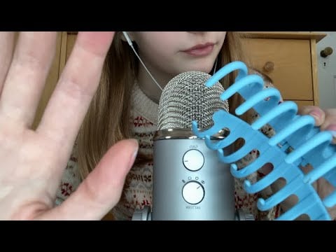 ASMR Clipping Back Your Hair | Up-Close Personal Attention