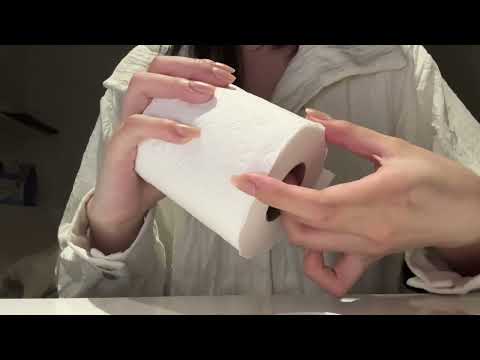 ASMR | Scratch paper tube