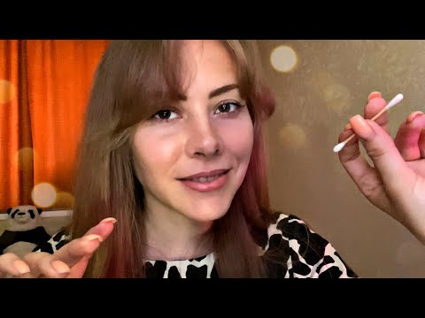 АСМР заботливо почищу ушки тебе💕👂🏼