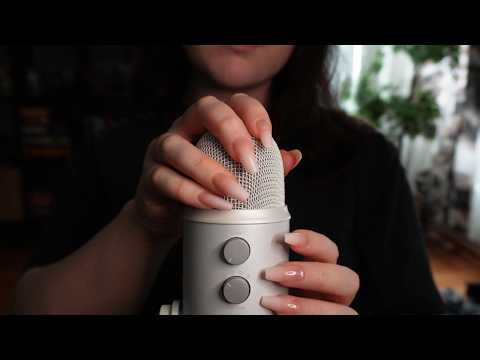 ASMR Bare Mic Rubbing and Tracing for The Tingliest Tingles (no talking)