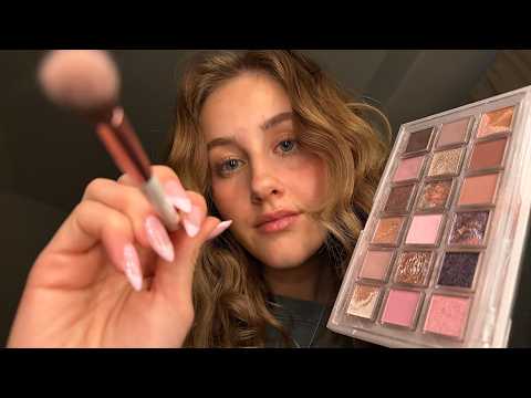 ASMR POV You Fell Asleep… So I Did Your Makeup 💄 Personal Attention, Whispering