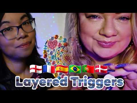 ASMR DREAMY LAYERED TRIGGERS FOR SLEEP (Different Languages) @StellaTinglesASMR 🪄🔮