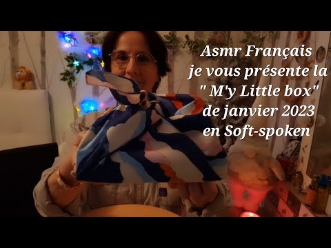 #Asmr Français, je vous présente la  My Little box de janvier 2023, en Soft-spoken