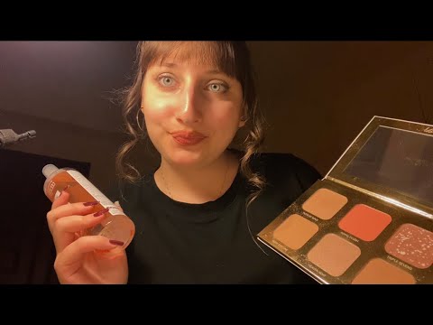 Asmr make up artist does your makeup💙✨