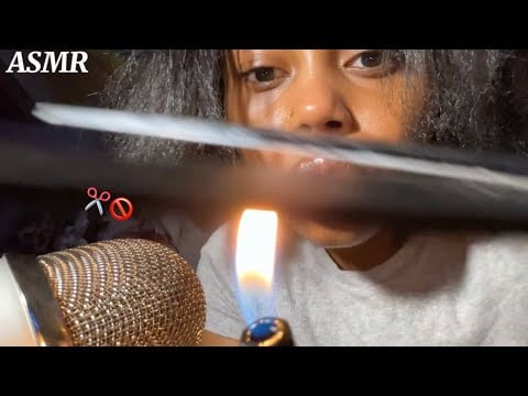 ASMR| Plucking & Snipping Away Your Bad Energy ASMR ✂️🚫✨ 