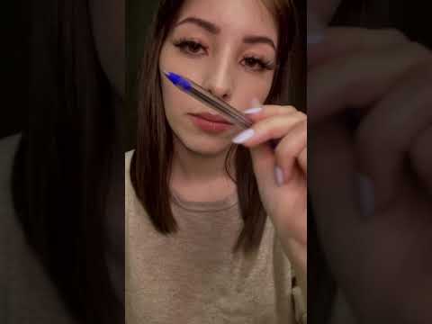 ASMR SHORTS - Writing On Your Face