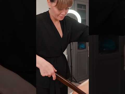 Fun bamboo foot massage for Daria #legmassage