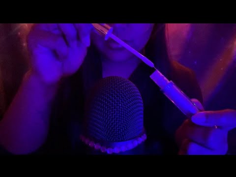 ASMR Lip Gloss & Mascara popping/pumping sounds (No talking)