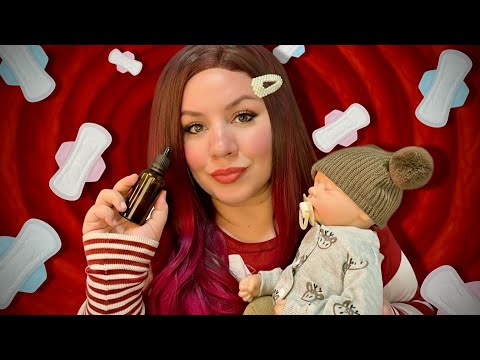 ASMR Tu PERIODO Te Visita Roleplay🩸ASMR Español para Dormir 