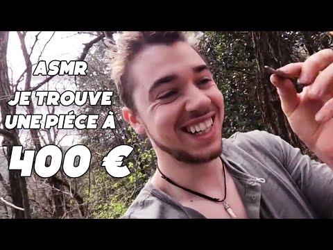 ASMR : JE TROUVE UNE PIÉCE Á 400 EUROS !  💲 ( détection métaux )