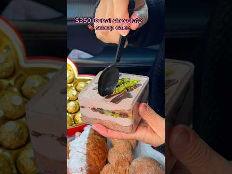 Trying the most expensive beautiful pastries in the world… #food #eating #mukbang #dessert