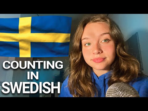 ASMR | Teaching How to Count in Swedish/ på Svenska! 🇸🇪 (cupped whispers)