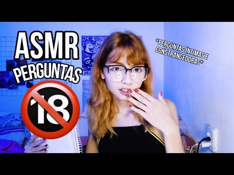 ASMR: TE FAZENDO PERGUNTAS ÍNTIMAS E DESCONFORTÁVEIS