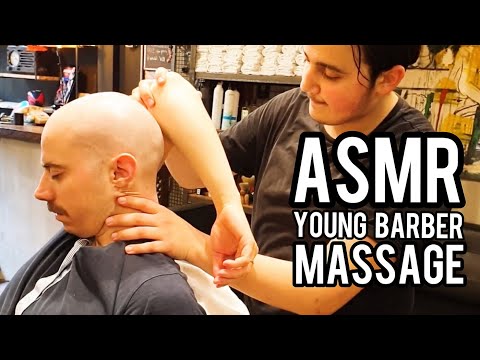 ASMR YOUNG BARBER MASSAGE | ASMR BARBER