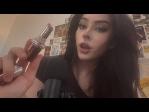 ASMR fast & aggressive makeup + tingly mouth sounds :p