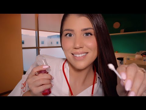 ASMR Fast 5 Minute Cranial Nerve Exam (Italian Accent) 🇮🇹