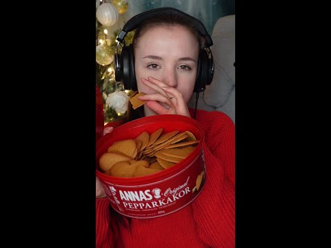 ASMR Advent Calendar - Day 8 - Christmas cookies - Use Headphones!!