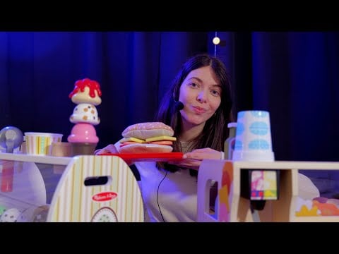 ASMR | Dependienta de Sandwicheria y Heladeria relajante para dormir en minutos | Love ASMR español