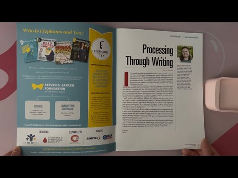 ASMR Flipping Through Elephants And Tea - June 2024 Issue (No Talking)