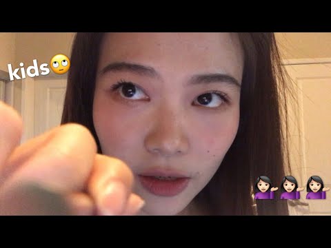 Big Sister does your makeup ASMR