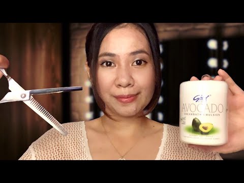 [ASMR] Relaxing Haircut - Gunting dan Creambath Rambut Kamu (Layered Sounds) | Roleplay Indonesia