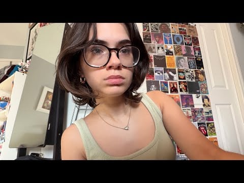 ASMR showing my sketchbook !