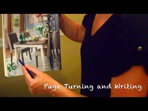 Asmr - Catalogue Shopping Roleplay - Page Turning / Writing / Pointing (Softly Spoken)