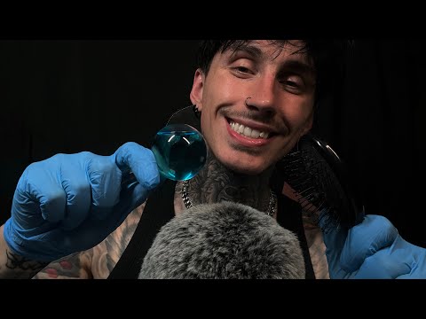 ASMR Brushing & Treating Your Hair ✨