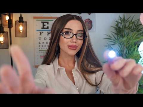 ASMR British Doctor Eye Exam