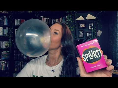 ASMR- Gum Chewing/Bubble Blowing (Quench) And SPLURT!