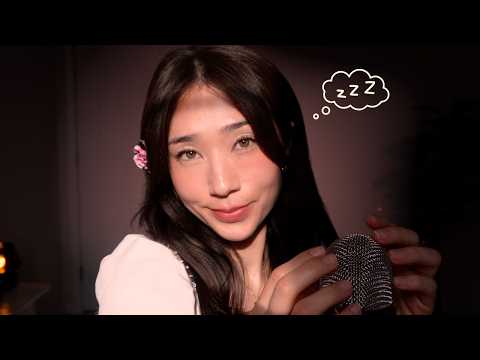 ASMR Helping You Fall Asleep Tonight 🌙 (spoolie nibbling, wet mouth sounds, glass tapping, feathers)